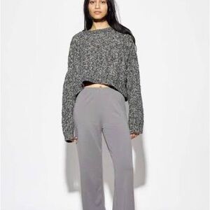 James Street Co. Charcoal Knit Sweater